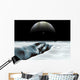 Crescent Jupiter and Volcanic Wall Decal