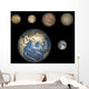 Artist's Concept Jupiter's Four Wall Decal