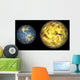 Illustration Comparing Size Extrasolar Wall Decal