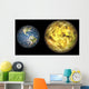 Illustration Comparing Size Extrasolar Wall Decal