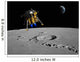 Lunar Lander Begins Its Wall Decal