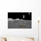 Lunar Shuttle Descends toward Wall Decal