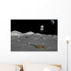 Lunar Shuttle Descends toward Wall Decal