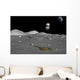 Lunar Shuttle Descends toward Wall Decal