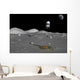 Lunar Shuttle Descends toward Wall Decal