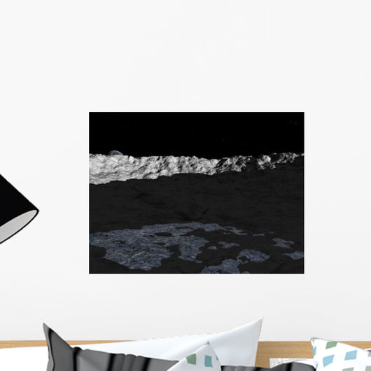 Illustration Deep Crater Surface Wall Decal