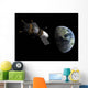 Illustration Lunar Tug Propelling Wall Decal