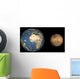 Artist's Concept Comparing Size Wall Decal Design 1