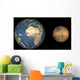 Artist's Concept Comparing Size Wall Decal Design 1