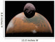 Artist's Concept Mars and Wall Decal Design 1
