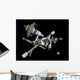 Manned Mars Lander Return Wall Decal