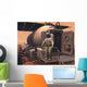 Astronaut Leaving Mars Rover Wall Decal