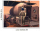 Astronaut Leaving Mars Rover Wall Decal