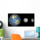 Artist's Concept Earth Mercury Wall Decal