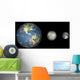 Artist's Concept Earth Mercury Wall Decal