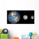 Artist's Concept Earth Mercury Wall Decal