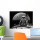 Astronaut Takes Last Look Wall Decal