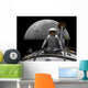 Astronaut Takes Last Look Wall Decal
