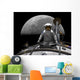 Astronaut Takes Last Look Wall Decal