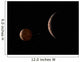 Artist's Concept Pluto and Wall Decal