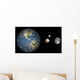 Artist's Concept Earth Pluto Wall Decal