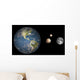 Artist's Concept Earth Pluto Wall Decal