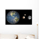 Artist's Concept Earth Pluto Wall Decal