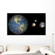 Artist's Concept Earth Pluto Wall Decal