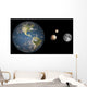 Artist's Concept Earth Pluto Wall Decal
