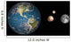 Artist's Concept Earth Pluto Wall Decal