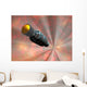 Illustration Spacecraft Travelling Faster Wall Decal
