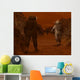 Artist's Concept Astronauts Exploring Wall Decal Design 3