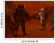 Artist's Concept Astronauts Exploring Wall Decal Design 3