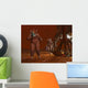 Artist's Concept Astronauts Exploring Wall Decal Design 2