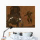 Artist's Concept Astronauts Exploring Wall Decal Design 1