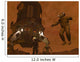 Artist's Concept Astronauts Exploring Wall Decal Design 1