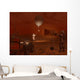 Astronauts Release Weather Balloon Wall Decal