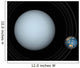 Artist's Concept Uranus and Wall Decal Design 2
