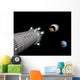 Phobos Mission Rocket Releases Wall Decal