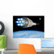 Phobos Mission Rocket Ignites Wall Decal