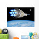 Phobos Mission Rocket Ignites Wall Decal