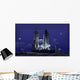 Futuristic Space Shuttle Awaits Wall Decal