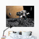 Astronaut Makes First Human Wall Decal