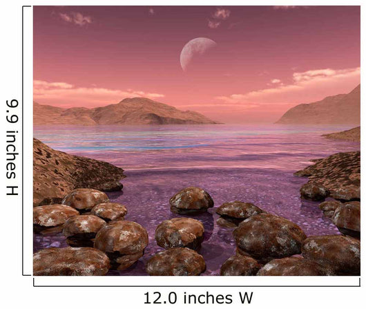 Artist's Concept Archean Stromatolites Wall Decal
