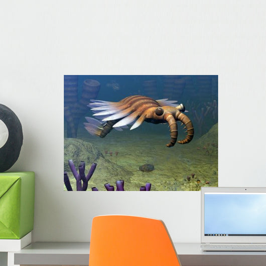 Cambrian Anomalocaris Ocean Wall Decal