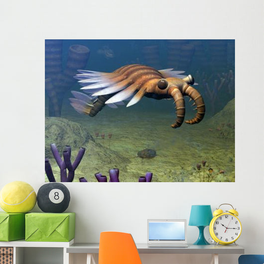 Cambrian Anomalocaris Ocean Wall Decal