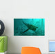 Armored Bothriolepis Glides along Wall Decal