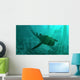 Armored Bothriolepis Glides along Wall Decal