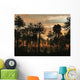 Forest Cordaites and Araucaria Wall Decal Design 1