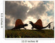 Dimetrodon Fight over Territory Wall Decal